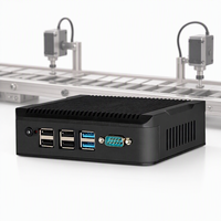 PC Industrial Sin Ventilador, CPU Intel N5095, 2*LAN, 4*COM, RS485, RS232, USB3.0*4, Puerto HD VGA, Windows, Linux, Mini PC