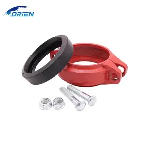 China Supplier Ductile Iron Saddle Clamp For Pipe Water Galvanized Pipe Fittings/ Haval Joint Clamps