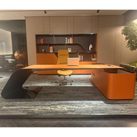 Table de bureau contemporaine pour PDG, directeur, patron, mobilier de bureau design exécutif