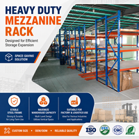 Système de rayonnage industriel robuste pour mezzanine, haute capacité de charge, protection contre la corrosion, revêtement électrostatique en poudre, rayonnage sur mesure