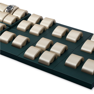 Thiết kế ban đầu nóng bán bán buôn đồng hồ hiển thị đứng màu xanh lá cây biểu tượng tùy chỉnh đồng hồ hiển thị đứng Bộ - Product Image 3