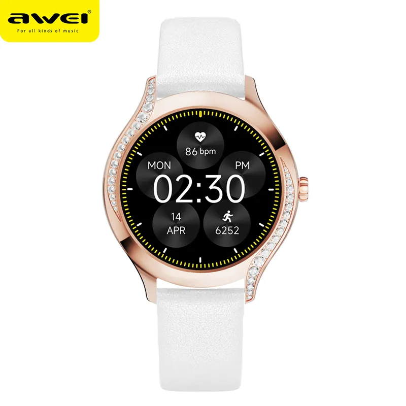 Awei X20 1.19 Inch Amoled Ip68 Water Proof Chinese Factory Blue Tooth 5.2 2023 Push Message Men'S Watch Women Smartwatch Mujer