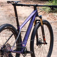 Vélo de montagne Elite SRAM AXS 12s en fibre de carbone, selle imprimée en 3D, course XC avancée, VTT haut de gamme, pédale ultra légère, vitesse ordinaire