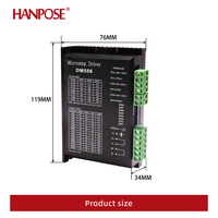 HANPSOE DM556 contrôleur de moteur pas à pas d'entraînement moteur pas à pas numérique biphasé 20-50 VDC pour pilote de moteur pas à pas série 57 86