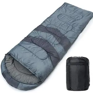 Woqi saco de dormir leve de algodão, venda quente, barato, forma humana, acampamento