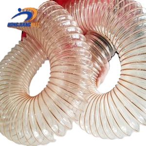 <span class=keywords><strong>Manguera</strong></span> de succión del colector de polvo Poliuretano Alambre de acero flexible Retráctil TPU Servicio de corte personalizable - Product Image 2