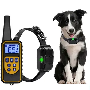 Anjing Ultrasonik Kerah Kejut Mencegah Gonggongan Remote Control Pelatih Anjing Getaran Bip Suara Pelatih Jarak Jauh