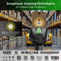 Lecteur de codes-barres 2D QR industriel Bluetooth I8 avec station de charge, lecteur de codes-barres sans fil 2D/1D amélioré
