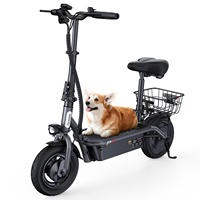 Patinete Eléctrico Iscooter F3 en Existencia en la UE, Motor de 1000 W, 45 km/h, Batería de 48 V y 13 Ah, Patinete Eléctrico Plegable para Adultos con Asiento