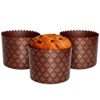 Moule à panettone en papier durable, jetable, pour gâteau et pain, moules à panettone pour la pâtisserie
