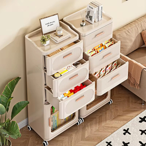 8027-1 moderne multifonction chariot support Snack <span class=keywords><strong>tiroir</strong></span> intérieur enfants jouet casiers de <span class=keywords><strong>rangement</strong></span> pour salon - Product Image 4