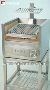 <span class=keywords><strong>Parrilla</strong></span> de carbón de madera engrosada 304 <span class=keywords><strong>Parrilla</strong></span> de bistec de acero inoxidable <span class=keywords><strong>parrilla</strong></span> <span class=keywords><strong>argentina</strong></span> <span class=keywords><strong>con</strong></span> elevación mecánica - Product Image 6