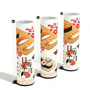 Экологичная биоразлагаемая бумажная туба-цилиндр для упаковки соевого соуса и суши - Product Image 1