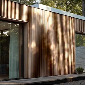 Building Material Wall <b>Siding</b> Wood Plastic Composite Boards WPC Decorative Wall Panel Durable Wall Cladding - Product Image 4