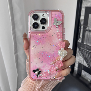 Hermosa cadena mariposa epoxi impreso funda de teléfono para MOTO <span class=keywords><strong>G</strong></span> play 2025 <span class=keywords><strong>Edge</strong></span> 60 Fusion 5G G06 4G E15 - Product Image 6