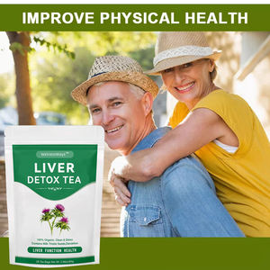 צ 'ינאהארבס כבד צמחי תה פרטי תווית אבקת מאצ' ה ירוק אבקת תה פרחים בגד אריזה - Product Image 3