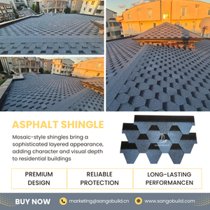 Échelle <span class=keywords><strong>de</strong></span> poisson asphalte maison architecturale tuiles bardeaux matériaux <span class=keywords><strong>de</strong></span> couverture maison classique toiture bardeaux d'asphalte - Product Image 5