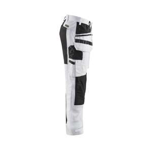 BLAKLADER - 191010001099D88 <b>Painter</b> trousers with stretch White/Black - EAN 7330509654897 WORK TROUSERS CARGO WORK TROUSERS - Product Image 3
