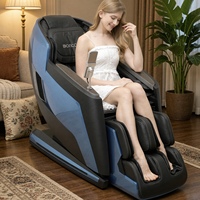 Sillón Reclinable Eléctrico Shiatsu 2026 para Todo el Cuerpo con Calefacción, Gravedad Cero, Rodillos Inteligentes 4D, Función Musical y Masaje de Espalda - Boncare