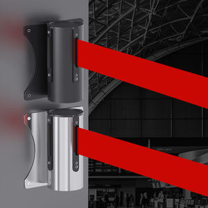 Barriera a Nastro Retrattile Personalizzata per Interni con Montaggio a Parete per Controllo della Folla - Product Image 3