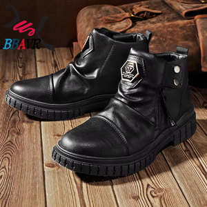 Botas Chelsea Casuales para Hombre, Zapatillas de Trabajo Impermeables y Modernas para Invierno y Verano - Product Image 6