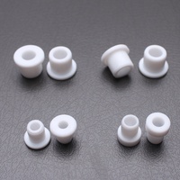 Prêt en stock Bouchon en caoutchouc de silicone Oeillet de fil Bouchon de joint creux rond Bouchon de type T avec trou de 8 9 10 11 12 15 mm