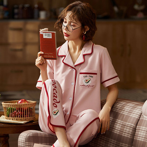 Delle donne maniche corte carino <span class=keywords><strong>pigiama</strong></span> a casa vestiti si adatta alle donne vestiti degli indumenti da notte nuovo fumetto stampato - Product Image 2