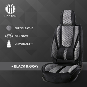 Fundas de Asiento de Coche de Cuero Sintético Marcan, Universales, Cómodas, con Cobertura Completa de 360 Grados, para AC Schnitzer X6 E71 SUV, 9-10 Piezas - Product Image 6
