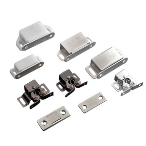 Stainless Steel Magnetic Door Catch For Cabinet Doors Minimalist Design Invisible Mounting - Product Image 1