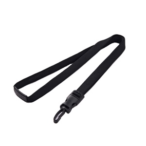 Bestom 2135-465x Flat Tubular Solid Color Detachable Breakaway Office <b>Lanyard</b> for ID Cards Bulk for Employee Badges - Product Image 3