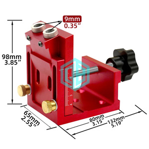Sistema de plantilla de orificio inclinado Marco de <span class=keywords><strong>aluminio</strong></span> de alta resistencia para entramado de madera Ensamblaje de muebles Carpintería - Product Image 3