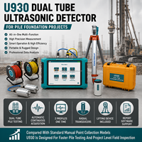 Detector Ultrasónico de Concreto de Alta Precisión GTJ U930 para Medir Profundidad, Ancho, Resistencia y Pruebas de Pilotes con Software