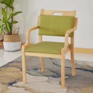 Dining <b>Table</b> <b>And</b> <b>Chairs</b> Set 80x80x75 Cm Solid Wood Age Friendly With Armrests <b>And</b> Backrests For Home Use - Product Image 3