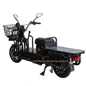 Trottinette Électrique Puissante en Promotion avec <span class=keywords><strong>Plateau</strong></span> Pliable et Siège Arrière, Super Scooter <span class=keywords><strong>pour</strong></span> Livraison de Marchandises, Vélo Électrique Chargeur avec Grand Panier - Product Image 6