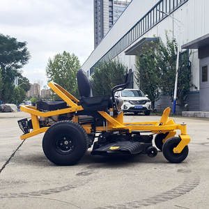 <span class=keywords><strong>Tondeuse</strong></span> autoportée à direction zéro avec siège confortable, pneus durables antidérapants et direction flexible pour les angles - Product Image 4