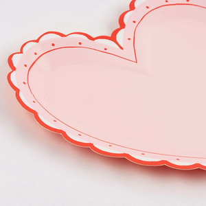 Juego de Vajilla Desechable para Fiesta de San Valentín DAMAI, Plato de Papel para Fiesta con Corazón Rojo y Rosa - Product Image 6