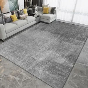 black simple luxury modern carpet polyester Machine washable area rug machine made carpets and rugs living room large