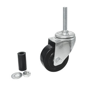 Werkseitig 2-Zoll-Lenkrolle mit Doppel bremse liefern Pu Castor Mid Heavy Duty <span class=keywords><strong>Caster</strong></span> 100-500kg für Wagen - Product Image 4