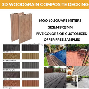 Tarima de WPC Laminada para Terraza, Resistente a los Rayos UV, Duradera e Impermeable, Precio de Materia Prima - Product Image 2