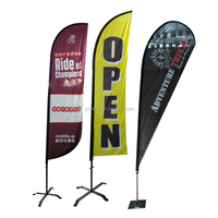 Drapeau personnalisé en polyester avec impression du logo de l'équipe pour la promotion des clubs sportifs, échange de bannières