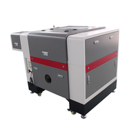 Machine de gravure laser CO2 miniature 40W refroidie par eau pour acrylique, bois, MDF, papier, caoutchouc, cristal, prenant en charge les formats DXF/DST SK6040