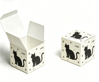Meilleures ventes - Mini boîte cadeau écologique en carton recyclé, boîte à rabat personnalisée pour les cadeaux de baby shower, emballage de bonbons