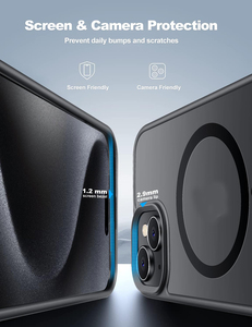 Funda Magnética Mate con Acabado Esmerilado de PC+TPU Resistente a Impactos de la <span class=keywords><strong>Mejor</strong></span> <span class=keywords><strong>Calidad</strong></span> <span class=keywords><strong>2023</strong></span> para 15 - Product Image 4