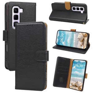 Funda <span class=keywords><strong>de</strong></span> cuero para teléfono móvil <span class=keywords><strong>de</strong></span> bajo <span class=keywords><strong>precio</strong></span> para Infinix Zero X Neo Hot 12 Play 11 Note 12 Pro Smart 6 Plus, funda <span class=keywords><strong>de</strong></span> libro con billetera magnética - Product Image 1