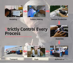 Fabricante de calçados infantis Personalizado Meninas Inverno Botas Novo Algodão Quente Zip Iluminado High-top Inglês Estilo PU Botas De Couro - Product Image 6