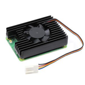 Raspberry <span class=keywords><strong>Pi</strong></span> CM4 Carcasa blindada de aluminio con 12V 3007 PWN Control Ventilador de refrigeración Disipadores de calor para <span class=keywords><strong>Pi</strong></span> Compute Module 4 - Product Image 1