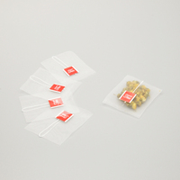 Sachet de thé biodégradable de qualité alimentaire 5.8*7cm épices soupe filtre café sachets de thé