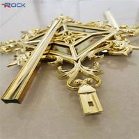 Barra Moderna de Aluminio Extruido Rock Gold con Control Remoto, 378x378mm, 1 Año de Garantía para Ventanas de Doble Panel con Rejilla Colonial