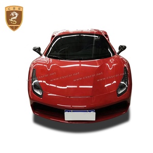 Cubierta de espejo retrovisor lateral izquierdo para Ferrari 488, cubiertas universales de fibra de carbono - Product Image 2