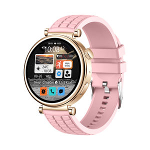 Montre connectée Z01 Mini avec écran AMOLED rond de 1,27 pouce, bracelet en silicone, étanche IP67, pour femmes, suivi de la santé, fitness, avec calendrier - Product Image 1